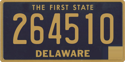 DE license plate 264510