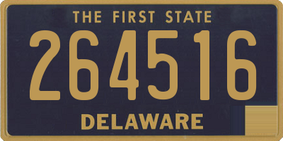 DE license plate 264516