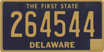 DE license plate 264544