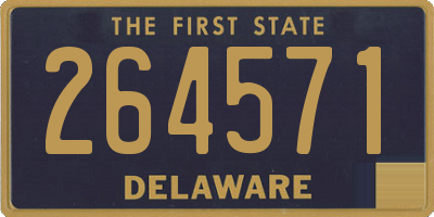 DE license plate 264571