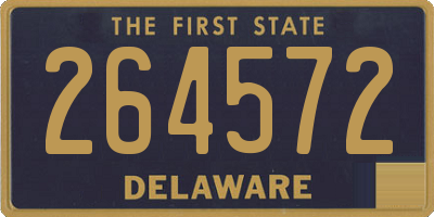 DE license plate 264572