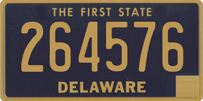 DE license plate 264576