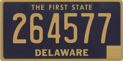 DE license plate 264577