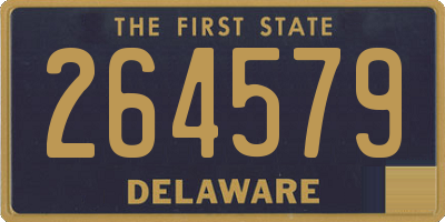 DE license plate 264579