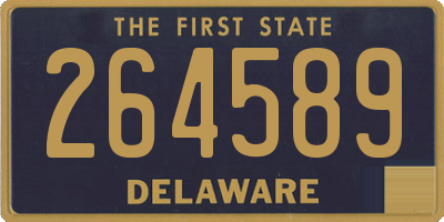 DE license plate 264589
