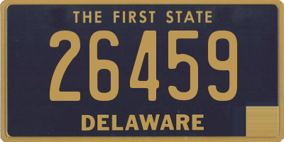 DE license plate 26459