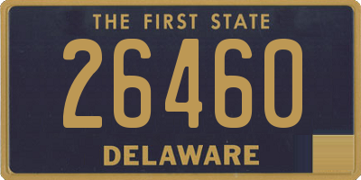 DE license plate 26460