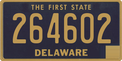 DE license plate 264602