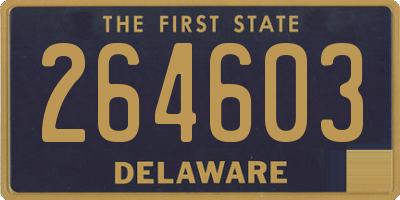 DE license plate 264603