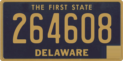 DE license plate 264608