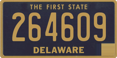 DE license plate 264609