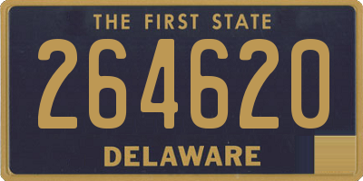 DE license plate 264620
