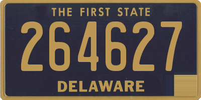 DE license plate 264627