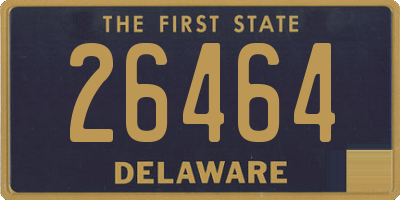 DE license plate 26464