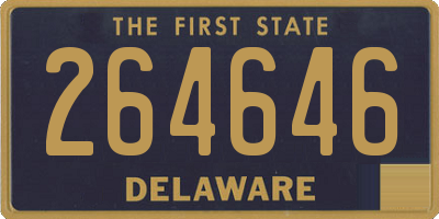 DE license plate 264646