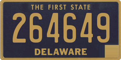 DE license plate 264649