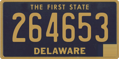DE license plate 264653
