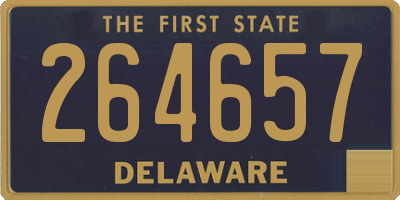 DE license plate 264657