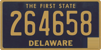 DE license plate 264658