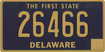 DE license plate 26466