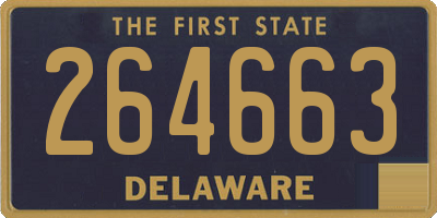 DE license plate 264663