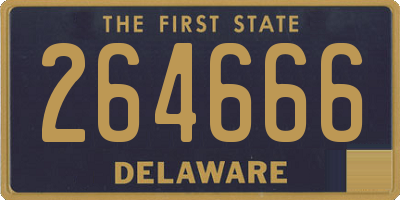DE license plate 264666