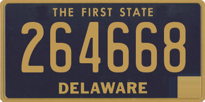 DE license plate 264668