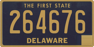 DE license plate 264676