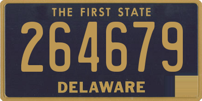 DE license plate 264679