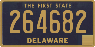 DE license plate 264682