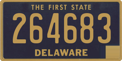 DE license plate 264683