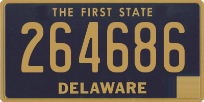 DE license plate 264686