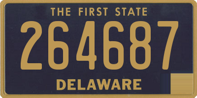 DE license plate 264687