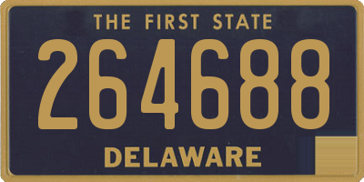 DE license plate 264688