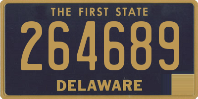 DE license plate 264689