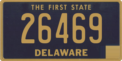 DE license plate 26469