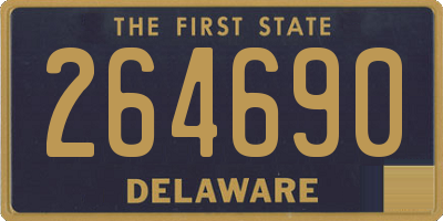 DE license plate 264690