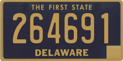 DE license plate 264691
