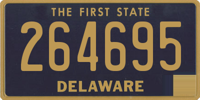 DE license plate 264695