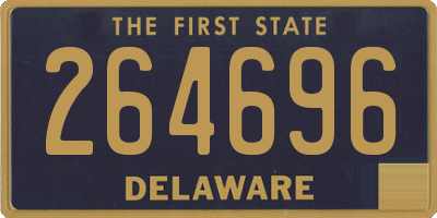 DE license plate 264696