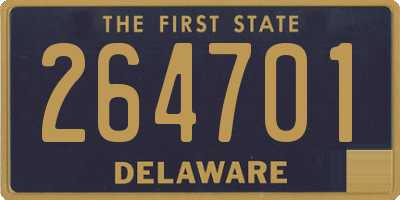 DE license plate 264701