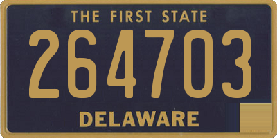 DE license plate 264703