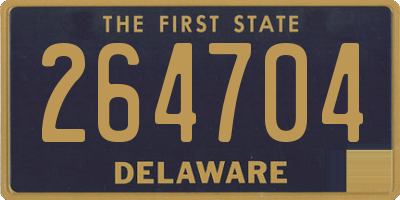 DE license plate 264704