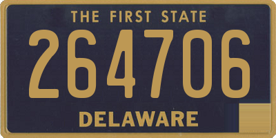 DE license plate 264706