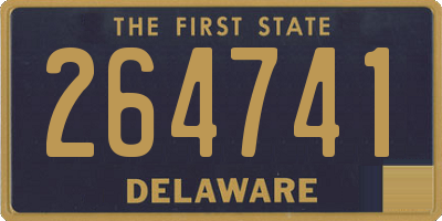 DE license plate 264741