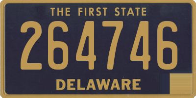 DE license plate 264746