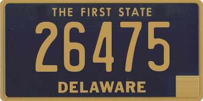 DE license plate 26475