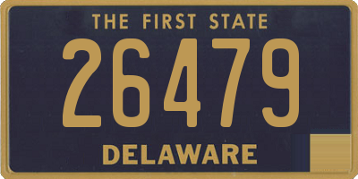 DE license plate 26479