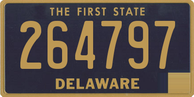 DE license plate 264797