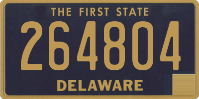 DE license plate 264804